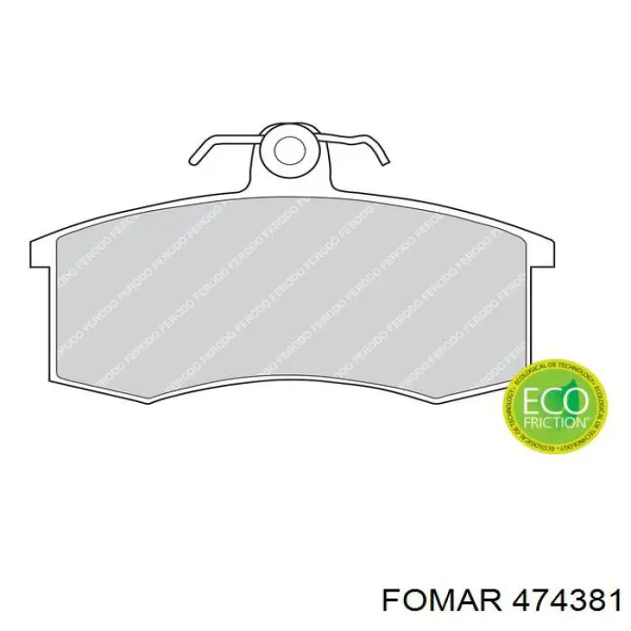 Pastillas de freno D140SM Dafmi