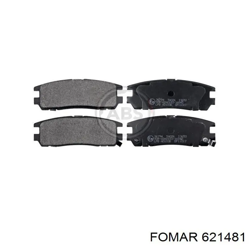 Pastillas de freno traseras SP2089 Hi-q