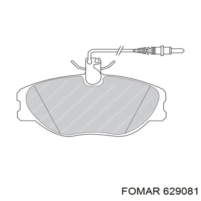 9946016 Peugeot/Citroen pastillas de freno delanteras