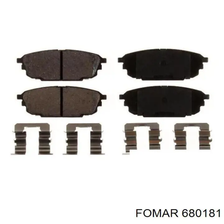 GJYB2648ZA Mazda Pastillas freno traseras