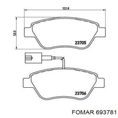Pastillas de freno delanteras Fiat Stilo 192