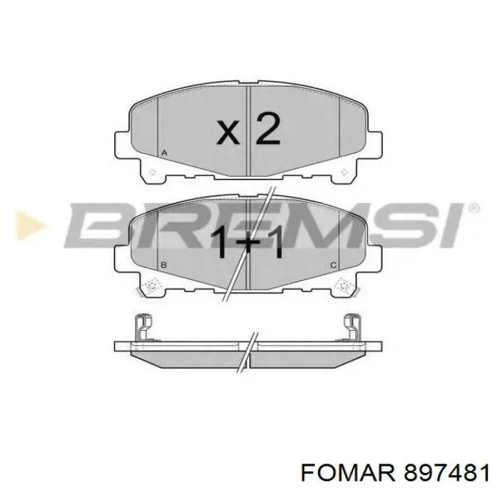 Comprar FBP1962 Fremax Pastillas delanteras de freno