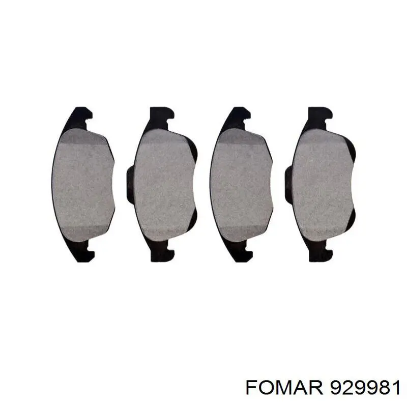 Pastillas de freno delanteras Citroen C4 UA