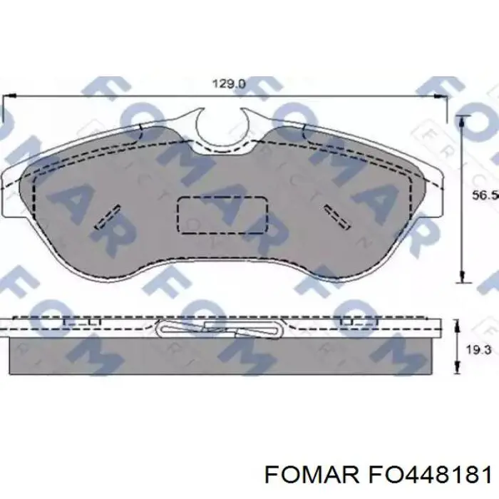 BPD1000 Jurid/Bendix Pastillas freno traseras