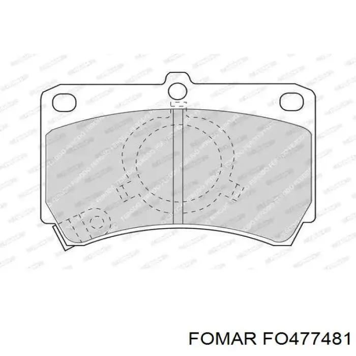 Pastillas de freno delanteras Mazda 323 BA