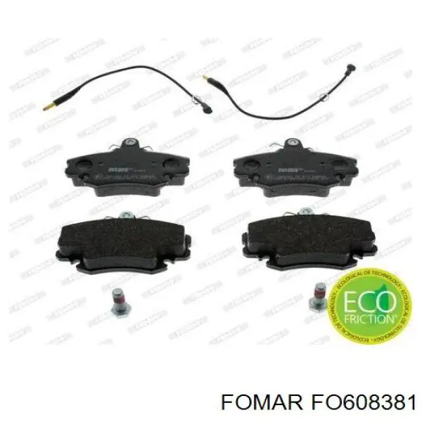 Comprar 608381 Fomar Roulunds Pastillas delanteras de freno