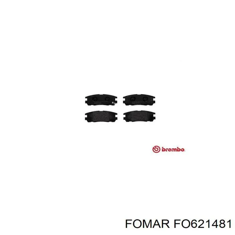 Pastillas de freno traseras 8970392691 Isuzu