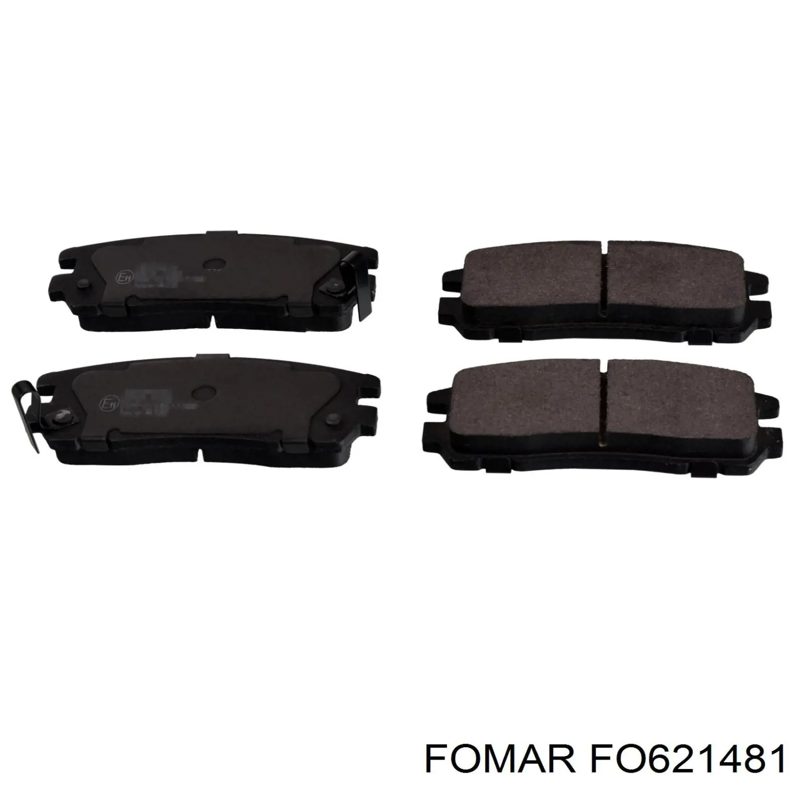 FO 621481 Fomar Roulunds pastillas de freno traseras