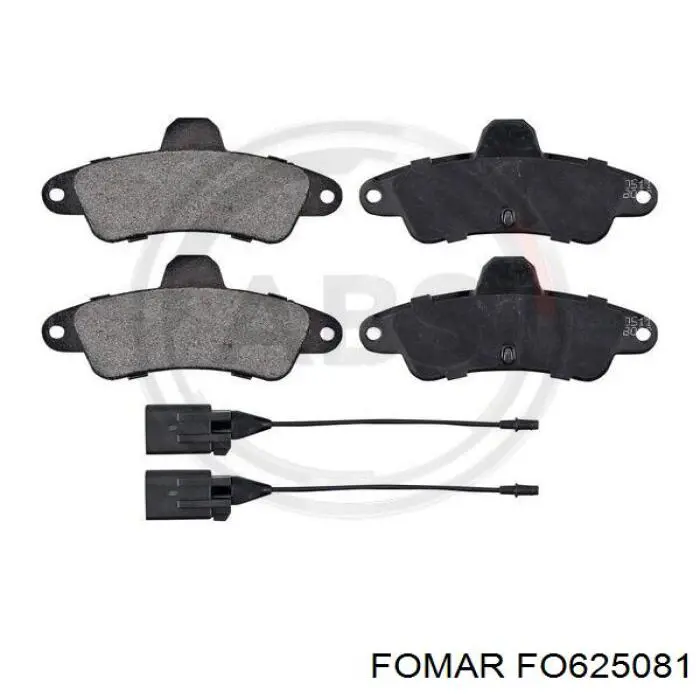 1088938 Ford pastillas de freno traseras