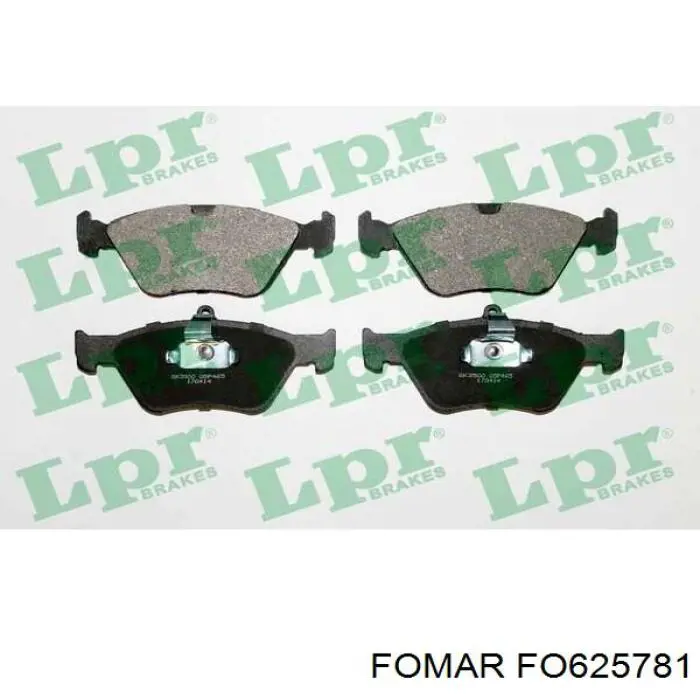 Pastillas de freno 411206232R Renault (RVI)
