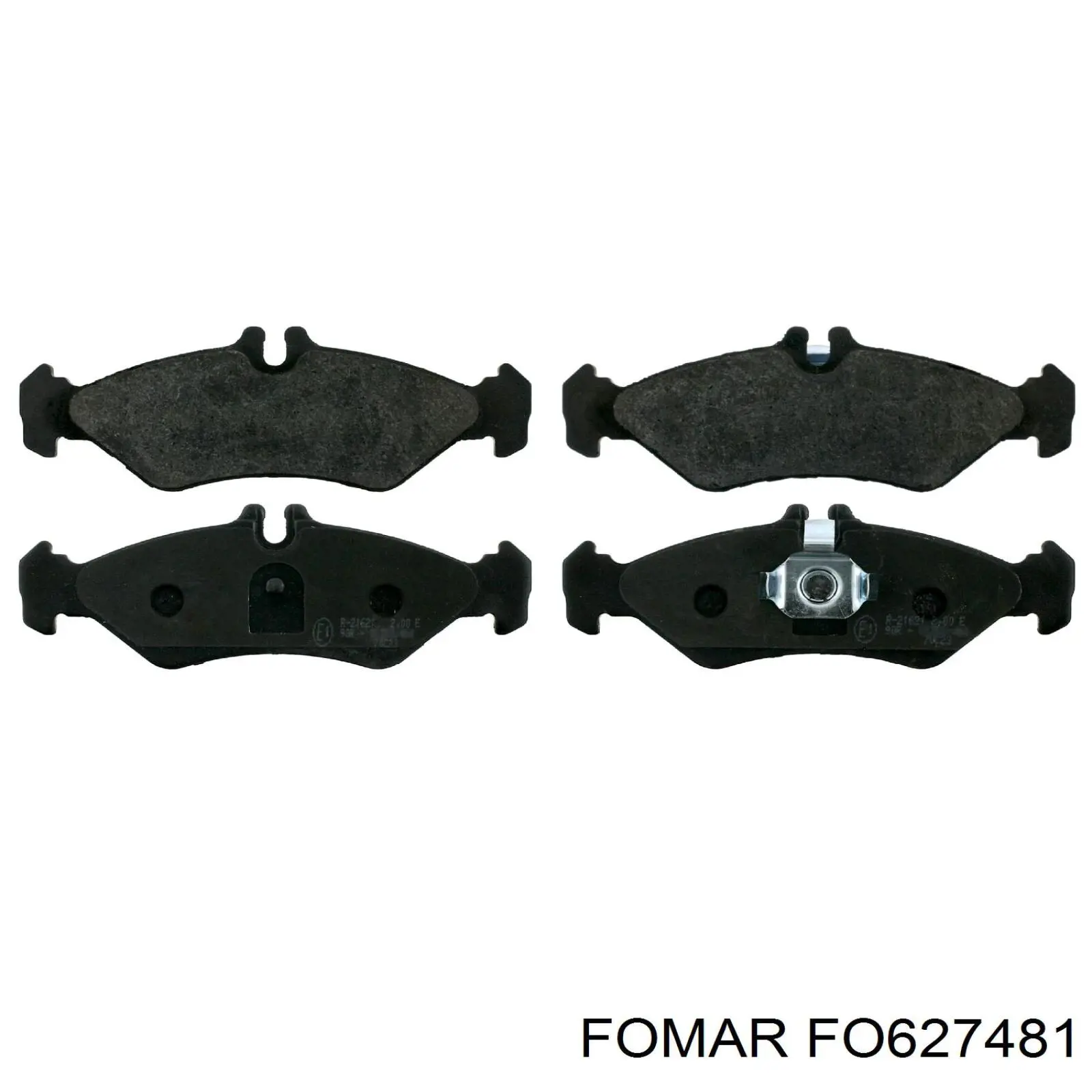 FO 627481 Fomar Roulunds pastillas de freno traseras