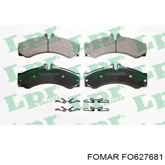 Comprar FO627681 Fomar Roulunds Pastillas delanteras de freno