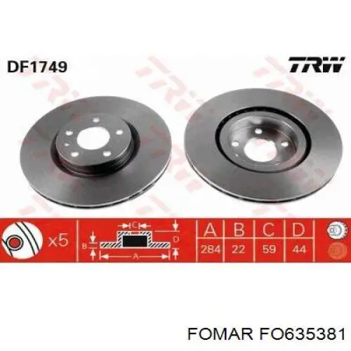 Pastillas de freno delanteras Alfa Romeo 156 932