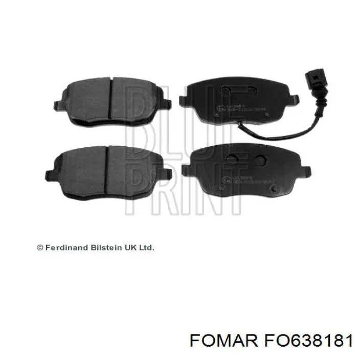 Pastillas de freno delanteras Seat Ibiza 5 KJ1, KJG