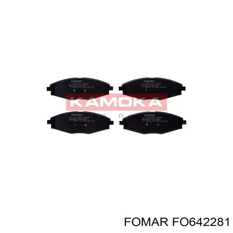 FO 642281 Fomar Roulunds pastillas de freno delanteras