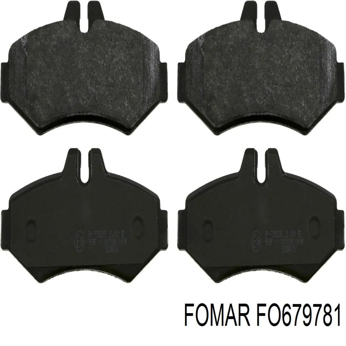 FO 679781 Fomar Roulunds pastillas de freno traseras