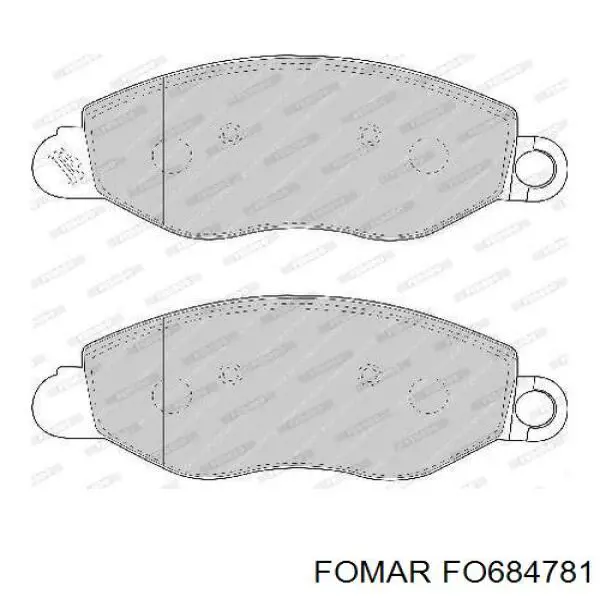Pastillas de freno delanteras Ford 4114749