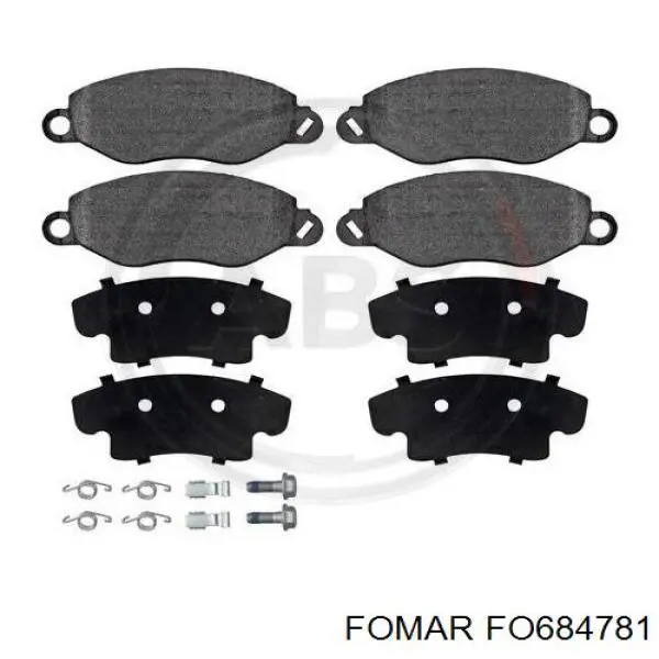 4114749 Ford Pastillas delanteras