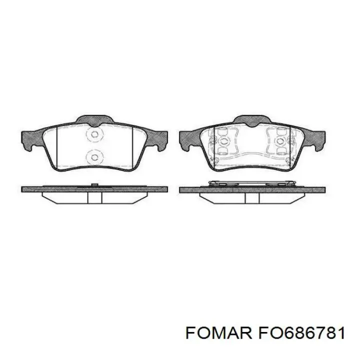Pastillas de freno traseras Renault Espace 4 JK0