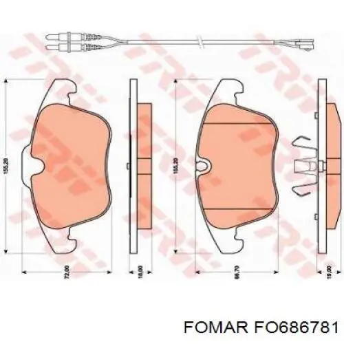 Pastillas de freno traseras Renault Espace 4 JK0