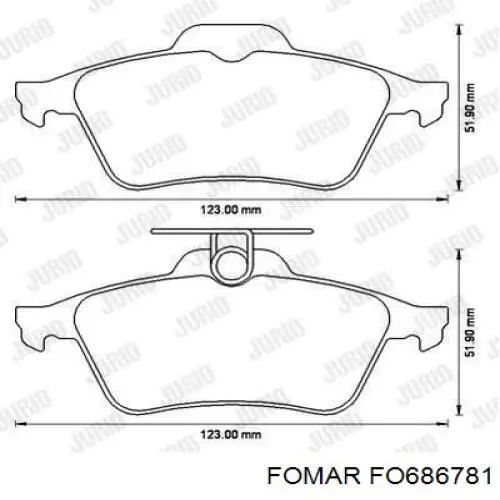 Pastillas de freno traseras Renault Espace 4 JK0