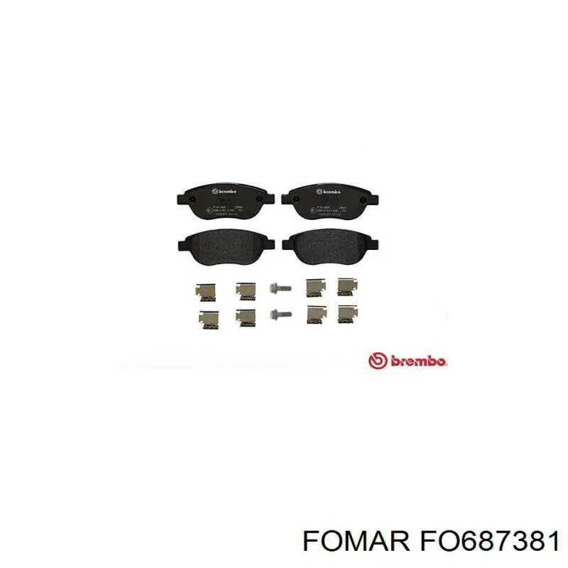 Pastillas de freno delanteras Citroen C3 1 FC