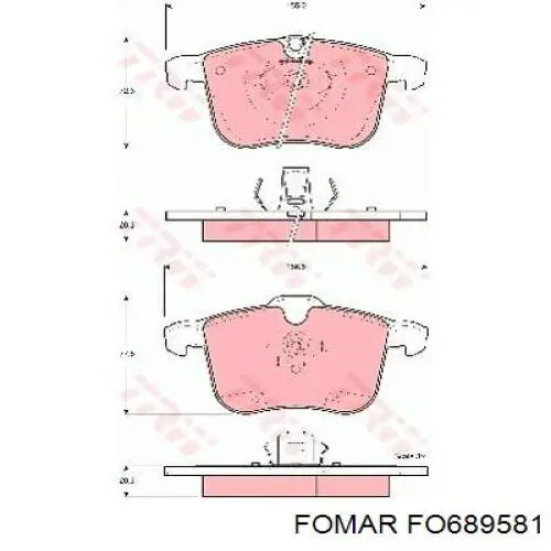 Pastillas de freno delanteras Opel Vectra