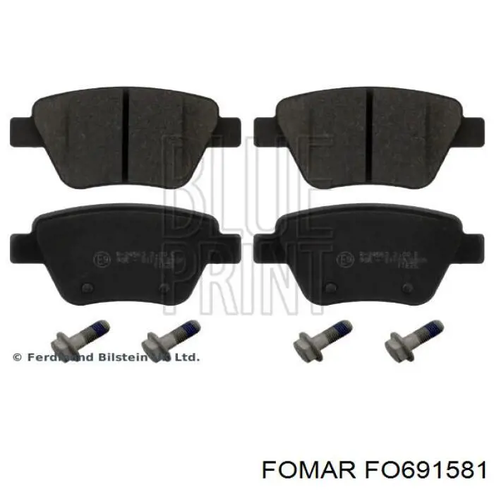 Pastillas de freno traseras Volkswagen Jetta 6 162, 163, AV3, AV2, AY2, AY3