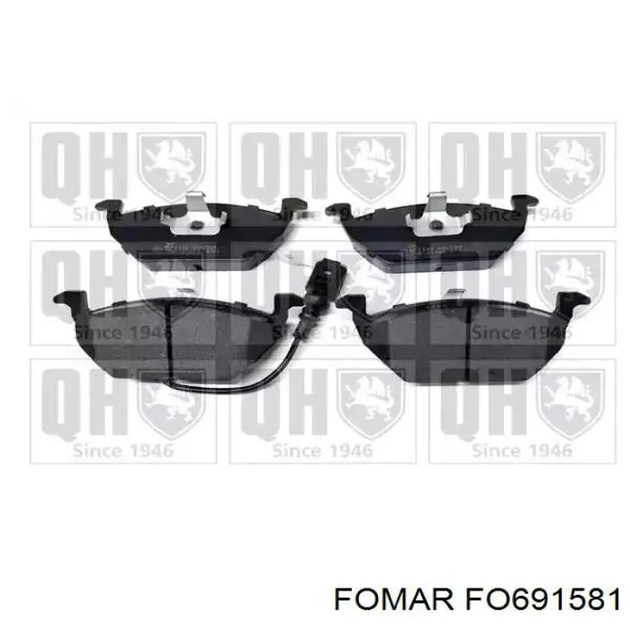 Pastillas de freno traseras Volkswagen Jetta 6 162, 163, AV3, AV2, AY2, AY3