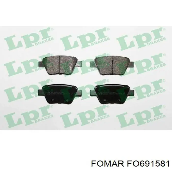 Pastillas de freno traseras Volkswagen Jetta 6 162, 163, AV3, AV2, AY2, AY3