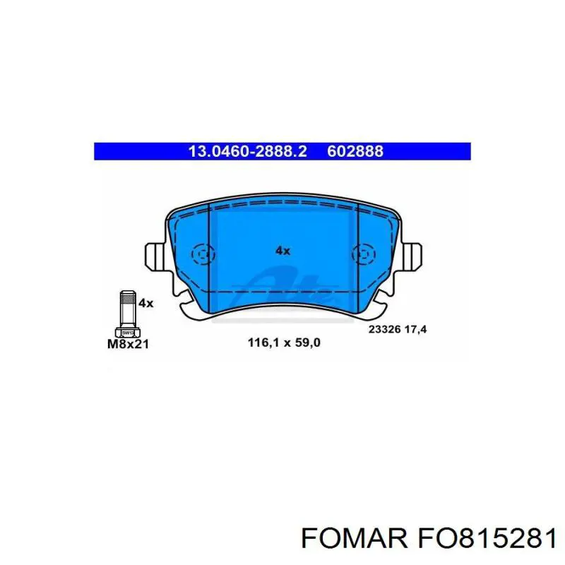 Comprar FD7176A Necto Pastillas de freno traseras