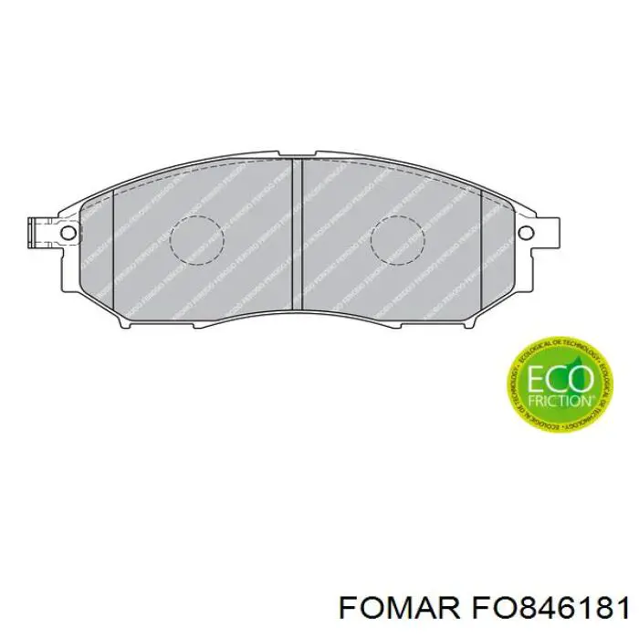 Pastillas de freno delanteras Nissan Navara D40M