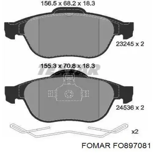 Pastillas de freno delanteras Renault Espace 4 JK0