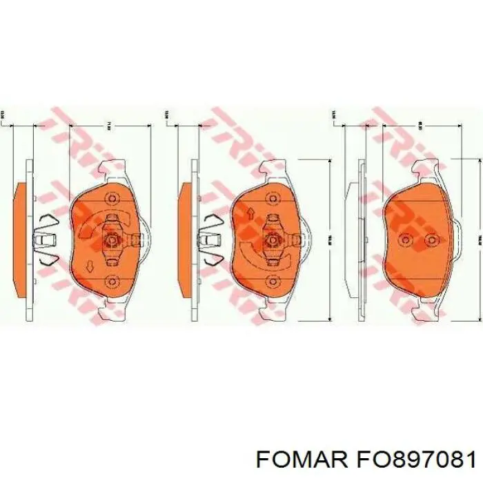 Pastillas de freno delanteras Renault Espace 4 JK0