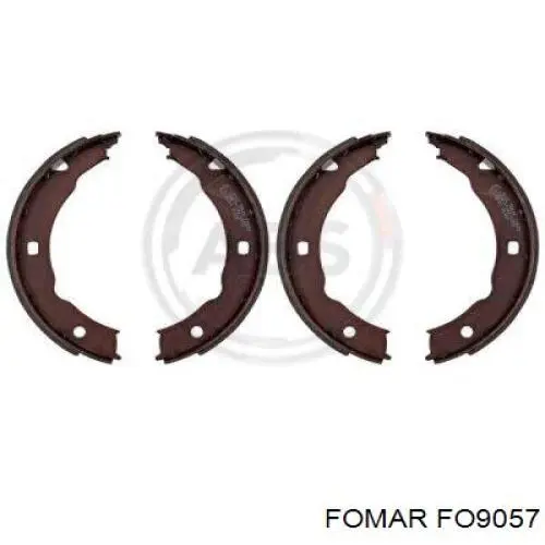 Juego de zapatas de frenos, freno de estacionamiento Peugeot 406 8B