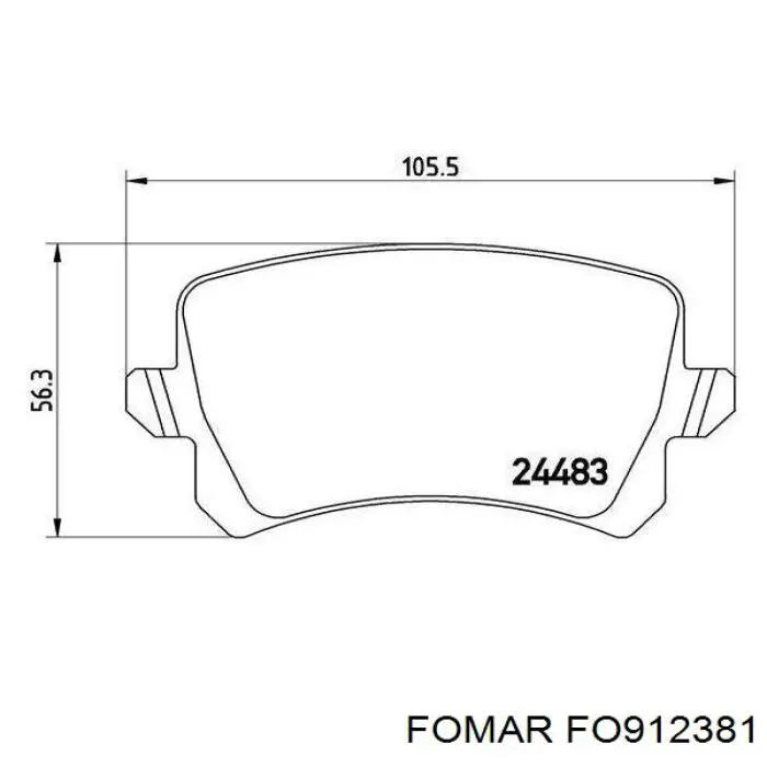 Pastillas traseras de freno Fomar Roulunds FO912381 precio, desde 18,03 EUR
