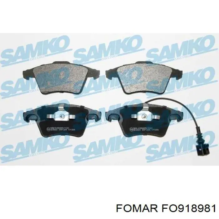 7H0698151F VAG Pastillas delanteras