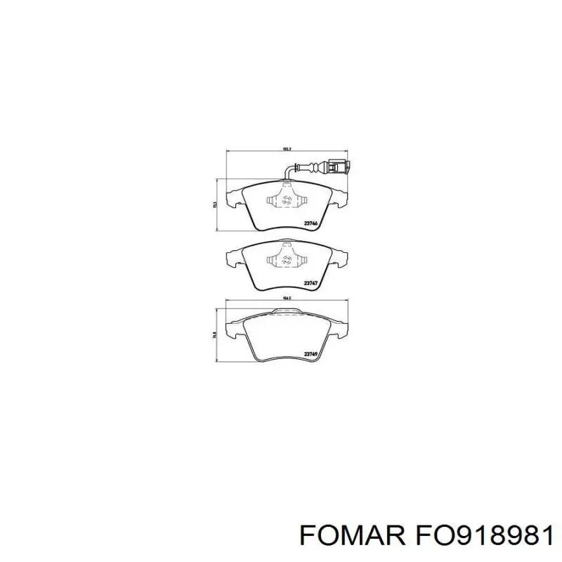 Comprar 7H0698151F VAG Pastillas delanteras de freno