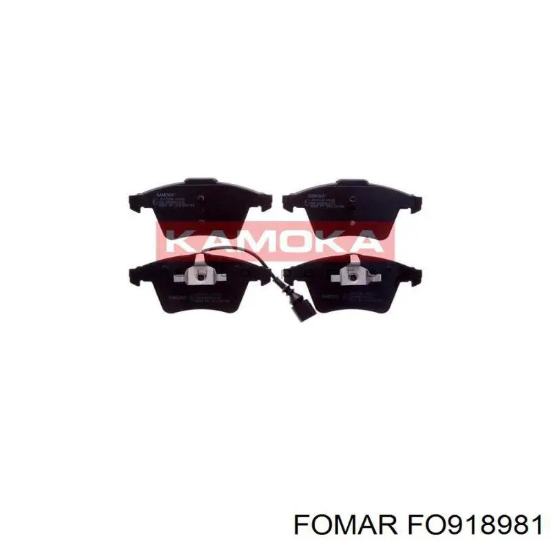 Pastillas de freno delanteras 7H0698151F VAG