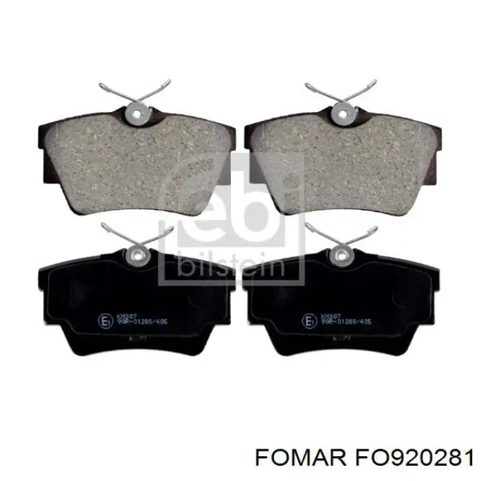 Pastillas traseras de freno Fomar Roulunds FO920281 precio, desde 19,10 EUR