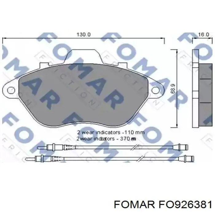 Pastillas de freno traseras 32373164 Volvo