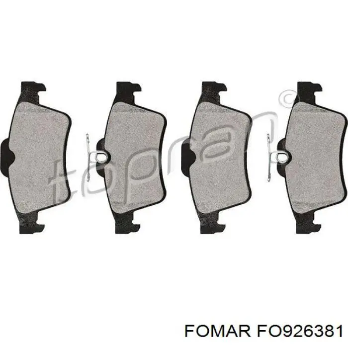 GK0659 CTR Pastillas traseras