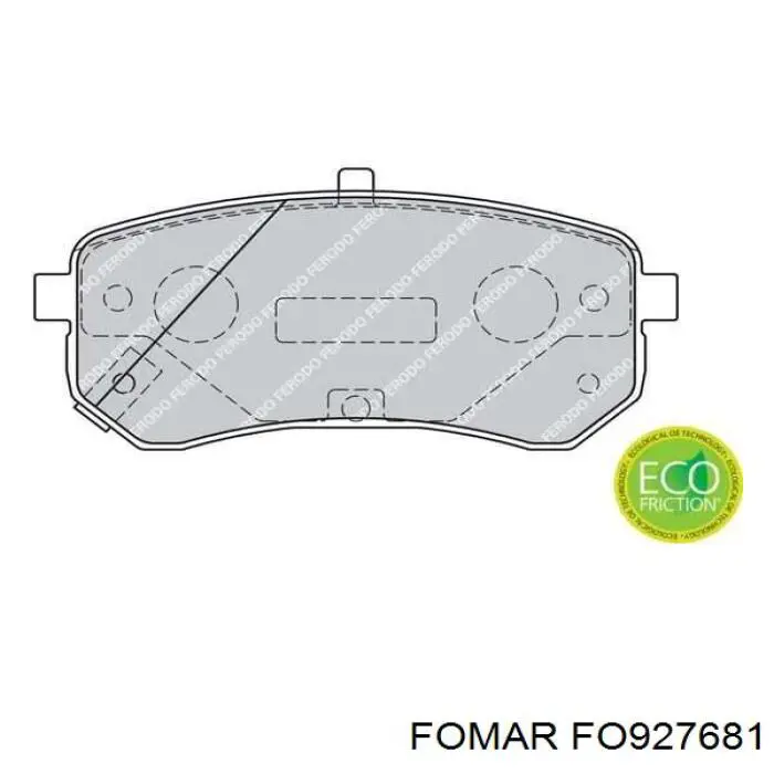 KBP-8521 Kavo Parts pastillas de freno delanteras