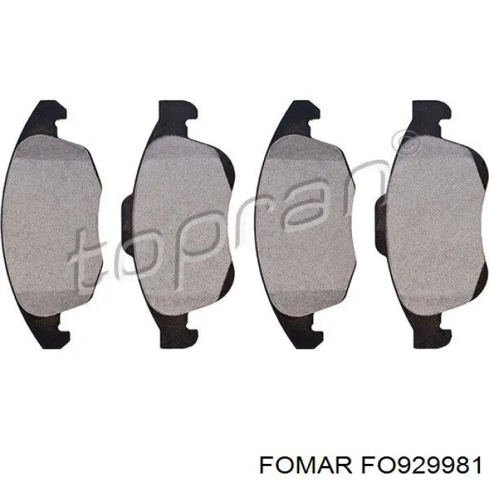 Pastillas de freno delanteras Citroen C4 UA