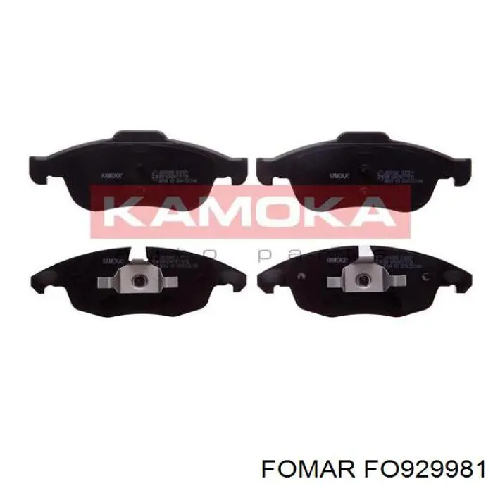 FO 929981 Fomar Roulunds pastillas de freno delanteras