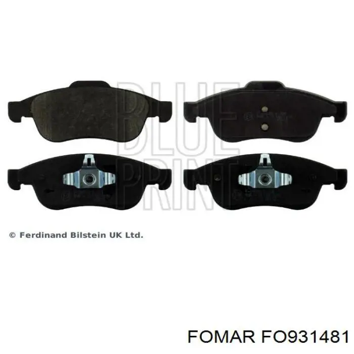 FO931481 Fomar Roulunds Pastillas delanteras