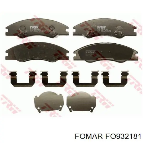 S581012FA20 Hyundai/Kia Pastillas delanteras