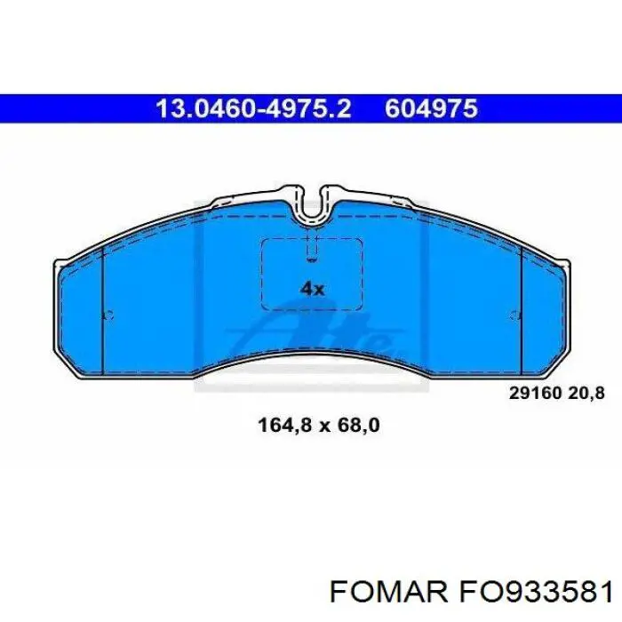 Pastillas freno delanteras Mercedes 34204620 precio, desde 61,47 EUR
