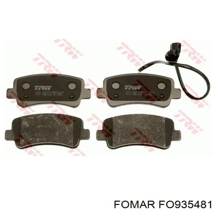 Comprar FO935481 Fomar Roulunds Pastillas de freno traseras