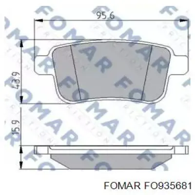 Pastillas traseras de freno Fomar Roulunds FO935681 precio, desde 20,31 EUR